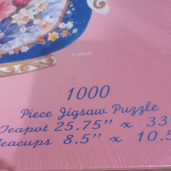 New Floral Teapot and Teacups 1000 Piece Puzzle - Picture 3 of 6